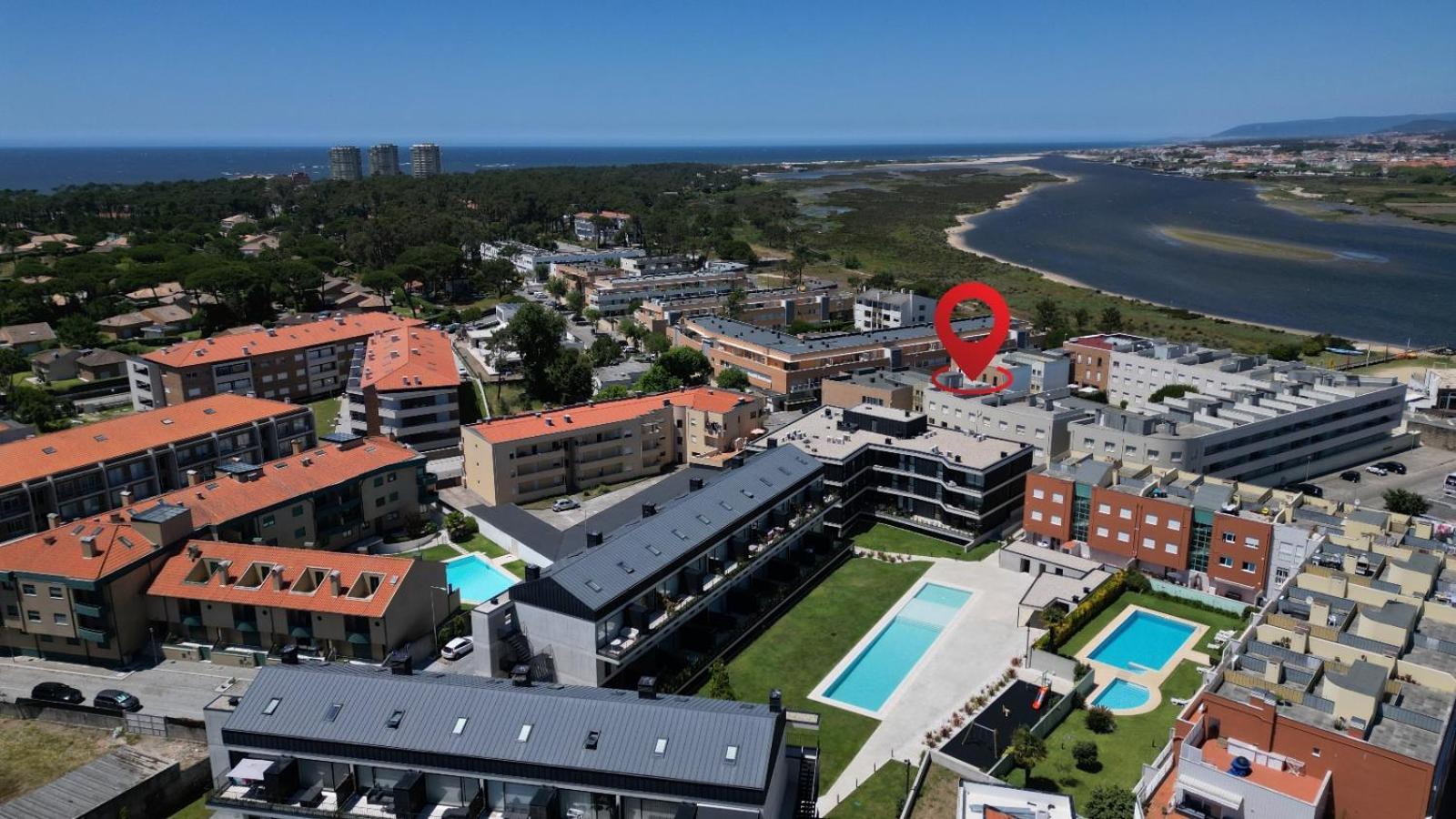 T3 Com Terraço A 500m Da De Ofir Appartement *